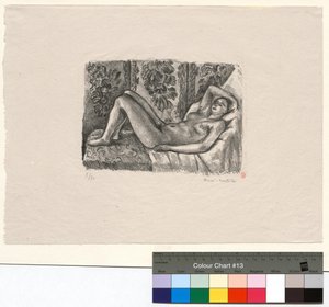 Reclining Nude with the Louis XIV Screen by Henri Matisse