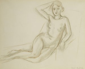 Nude Sitting on a Reclining Chair by Henri Matisse
