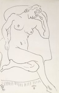 Nude Woman in an Armchair, c.1922-24 by Henri Matisse