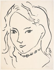 Portrait of Marguerite (c. 1906-1907) by Henri Matisse
