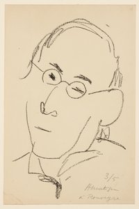 Portrait of Paul Léautaud by Henri Matisse