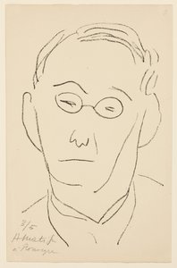 Portrait of Paul Léautaud by Henri Matisse