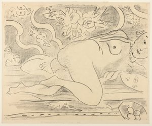 Reclining Nude with Bowl of Fruit by Henri Matisse