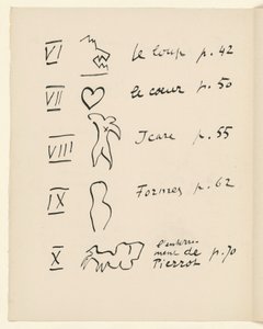 Table of Images 2. From "Jazz". P. 150 by Henri Matisse