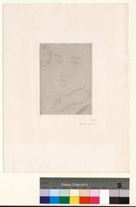 Face with a Pearl Necklace by Henri Matisse