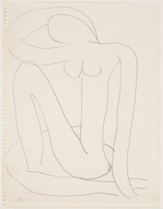 Woman Seated with Arm on Head by Henri Matisse