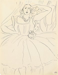 Woman in Evening Dress by Henri Matisse