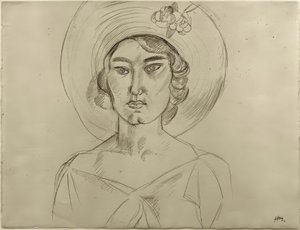 Woman with Hat by Henri Matisse
