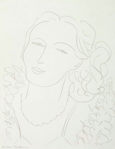 Woman without Hat by Henri Matisse