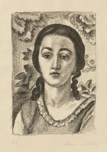 Young Woman with Brown Curls by Henri Matisse