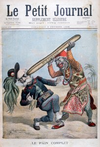 Caricature of Francesco Crispi, Italian politician, 1896