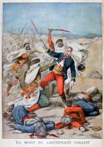 Death of Lieutenant Collet, Algeria by Henri Meyer