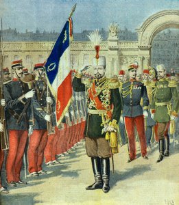Ferdinand I of Bulgaria Received at the Elysee Palace, Paris 1896 by Henri Meyer