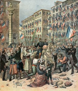 French troops enter Milan by Henri Meyer