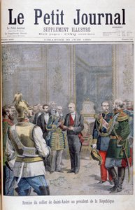 Handing-over of the Collier de Saint André to the President of the Republic, 1895 by Henri Meyer