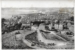 Marseille in 1894 - drawing by Henri Meyer by Henri Meyer
