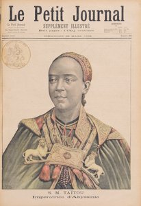 Portrait of Taytu Betul, Empress of Ethiopia
