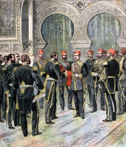 Return of the Grand Cordon of the Legion of Honour to the New Khedive of Egypt