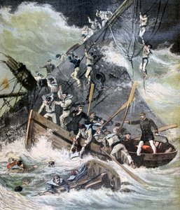 Shipwreck of the La Bourdonnais, Sainte Marie, Madagascar, 1893