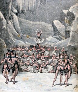 The Snow Ballet, from La Voyage dans la Lune by Jacques Offenbach by Henri Meyer