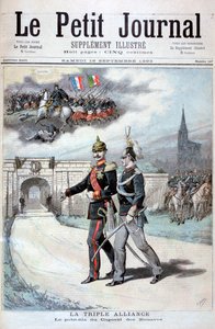 The Triple Alliance, Germany, Austria-Hungary, and Italy, 1894 by Henri Meyer