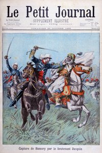 The capture of Toure Samory by Lieutenant Jacquin near Guelemou
