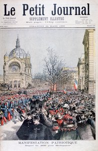 The Departure of French Troops to Madagascar, Paris, 1895 by Henri Meyer