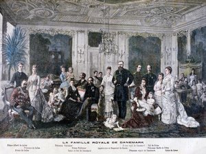 The Royal Family of Denmark by Henri Meyer