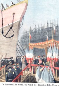Unveiling of the sailing boat Felix Faure, Le Havre by Henri Meyer