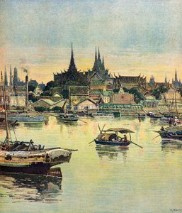 View of Bangkok by Henri Meyer