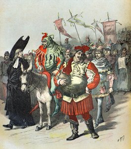 Parade of Disguised Parisian Students by Henri Meyer