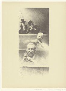 Spectators in Theater by Henri Patrice Dillon