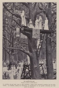 Druids Cutting the Mistletoe on the Sixth Day of the Moon