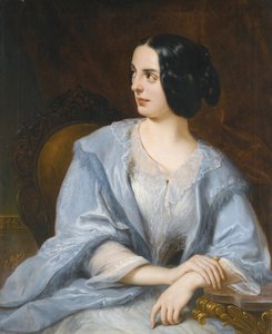 Portrait of the Russian Actress Vera Michurina Samoylova by Henri Pluchart
