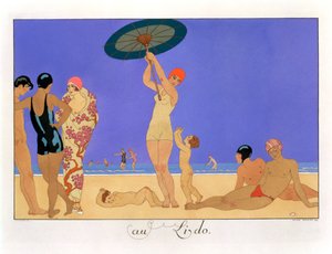 At the Lido, 1920