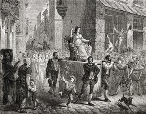 The Procession of the Goddess of Reason, 10th November 1793, from 