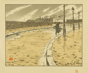 From Rue Lamark [The Thirty-Six Views of the Eiffel Tower] by Henri Rivière