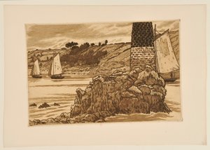 The Beacon on the Trieux by Henri Rivière