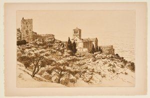 The Basilica of Assisi by Henri Rivière