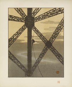 The Painter of the Tower [The Thirty-Six Views of the Eiffel Tower] by Henri Rivière