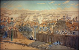 Paris with a View of Montmartre