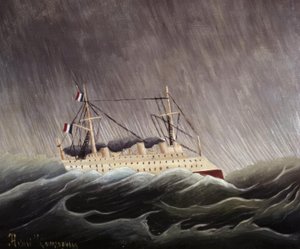 Ship in the Storm by Henri Rousseau