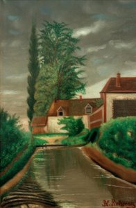 The Watermill by Henri Rousseau
