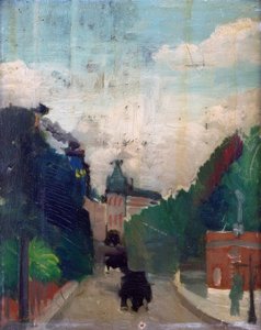 Sketch, View of the Metropolitan Palace by Henri Rousseau