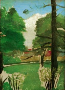 Sketch, View of Montsouris Park by Henri Rousseau
