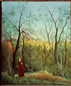 The Walk in the Forest by Henri Rousseau