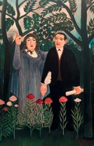 The Muse Inspiring the Poet by Henri Rousseau