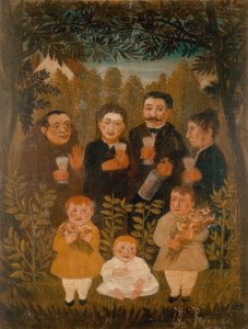 United Family by Henri Rousseau