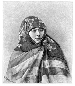 A woman of Brussa, Turkey, 1895 by Henri Thiriat