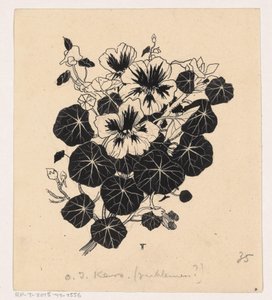 Nasturtium by Henri Verstijnen (signed by artist)